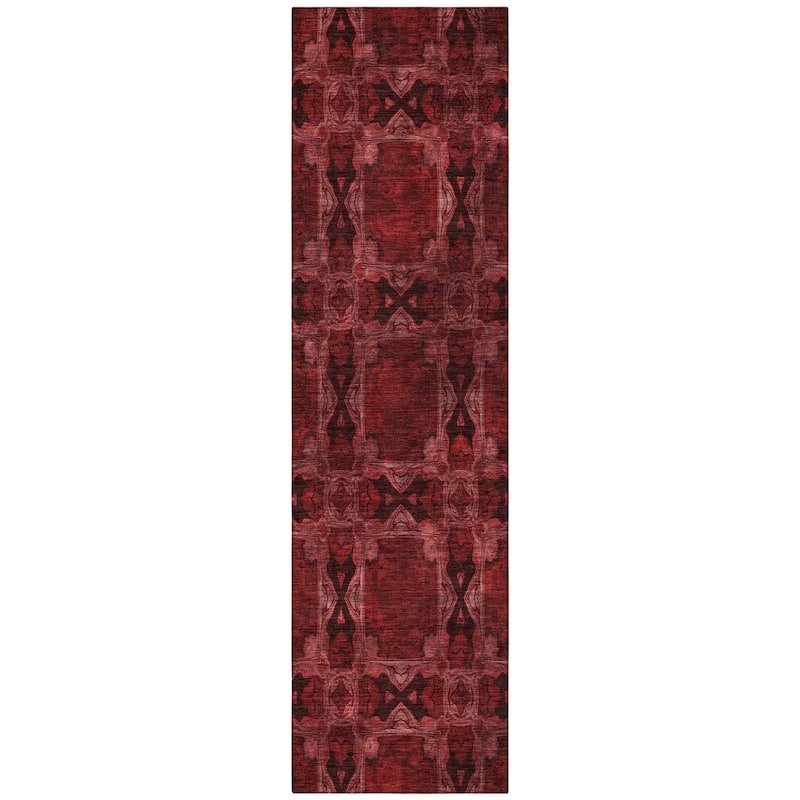 Almomi Garden-Inspired Weather Resistant Versatile Elegance Outdoor Rug
