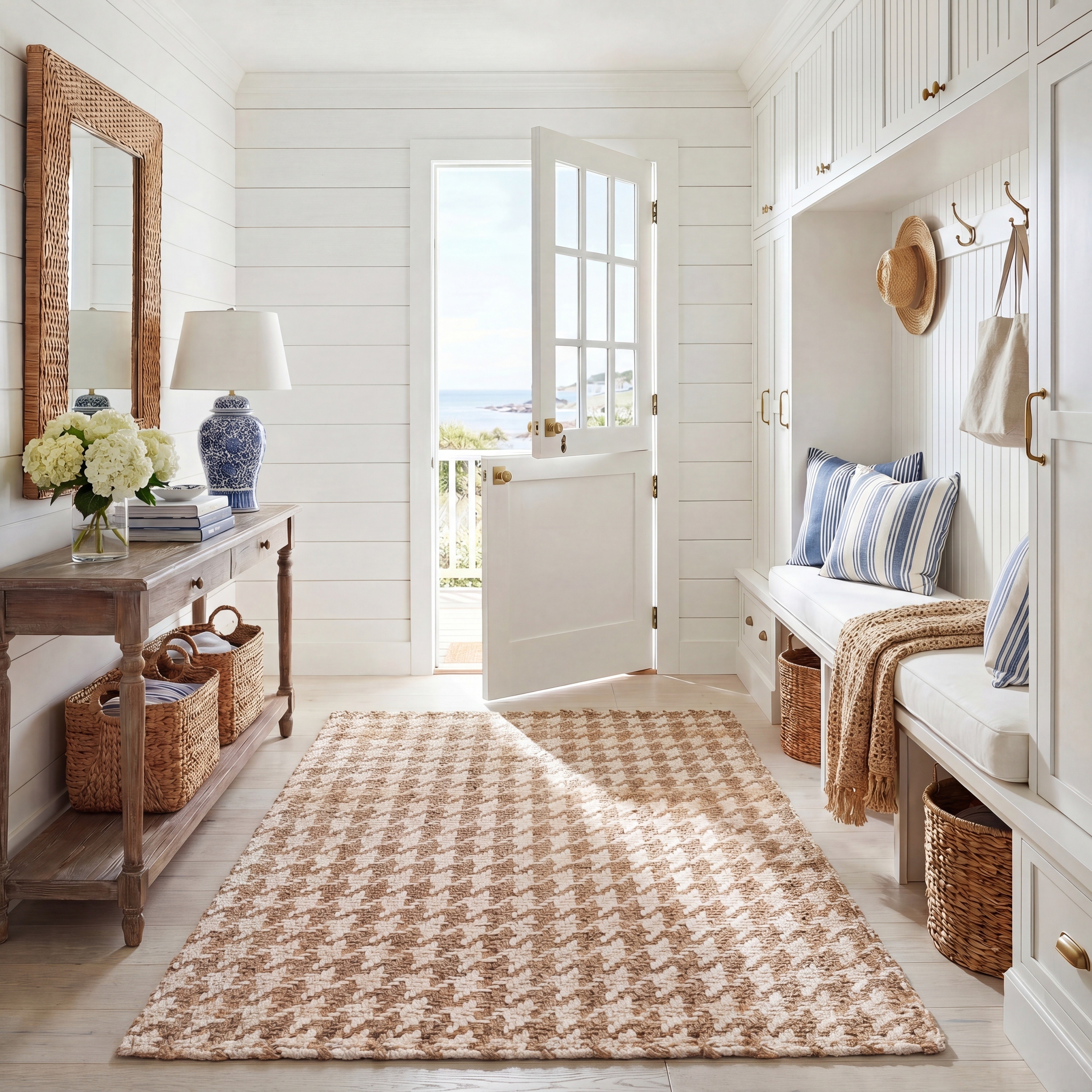 SAFAVIEH Handmade Natural Fiber Leagh Farmhouse Jute Rug