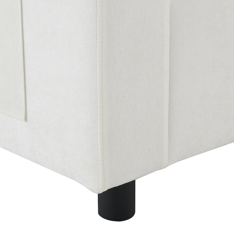 Modular Sectional Sofa Chenille Upholstered Sleeper Couches Bed