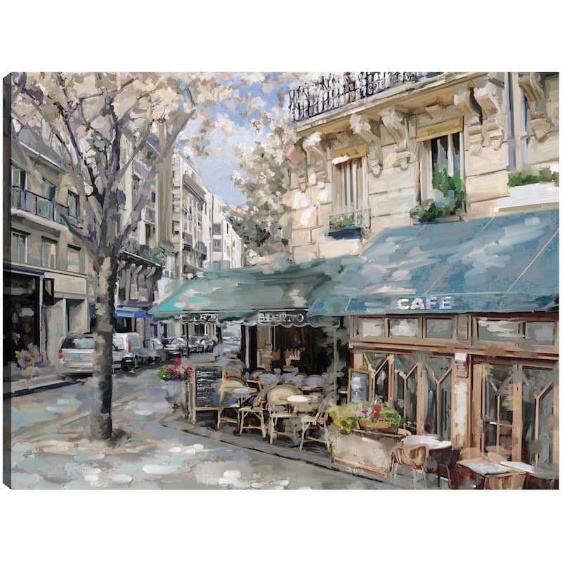 Bistro de Paris I By Studio Arts Canvas Art Print