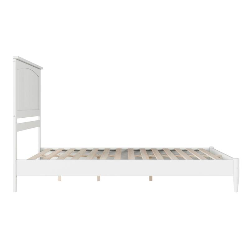 Naples Solid Wood Low Profile Platform Bed