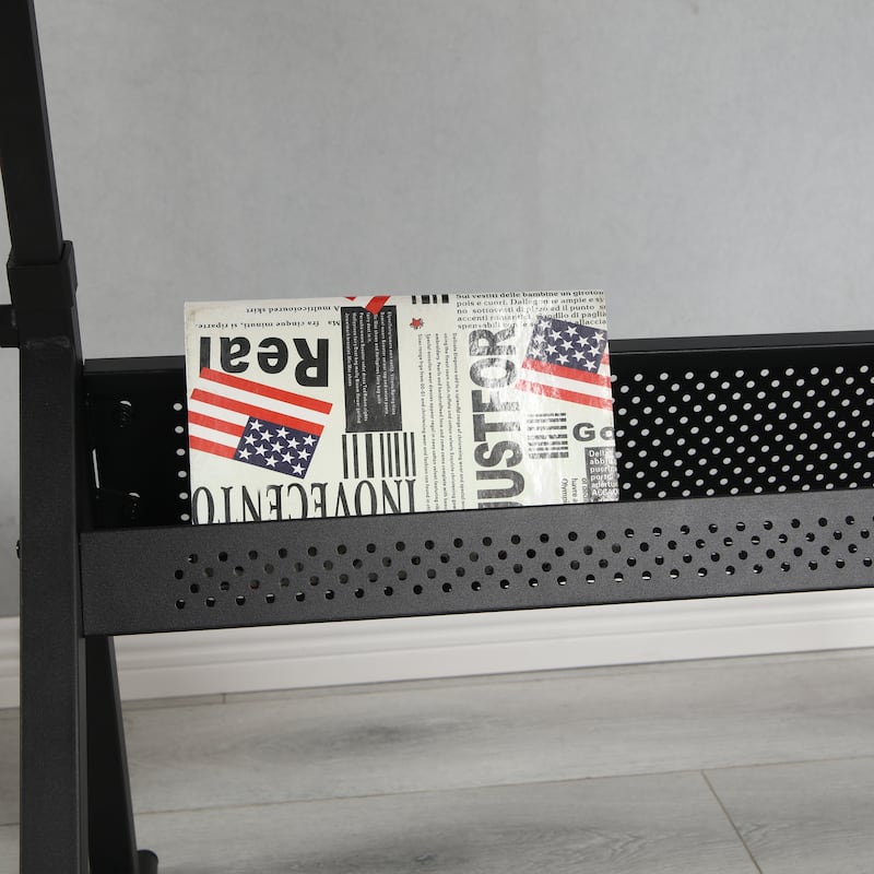 Anmytek Multifunctional Drafting Table with Tiltable Wood Top Storage Drawers Pegboard and Stool for Artist Home Studio