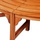 preview thumbnail 2 of 7, vidaXL Tree Bench Ø 63" Wood