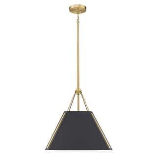 Wry Lighting Ranik 1-light Pendant in Brushed Champagne Brass
