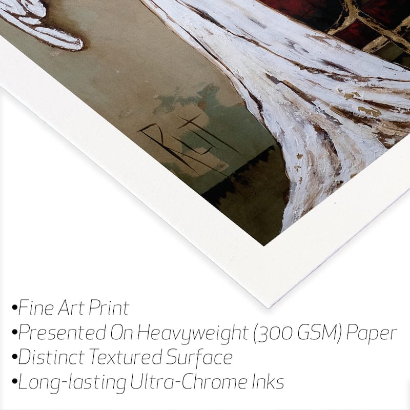 Unleashed Fine Art Paper Print by Ruth's Angels - Multi