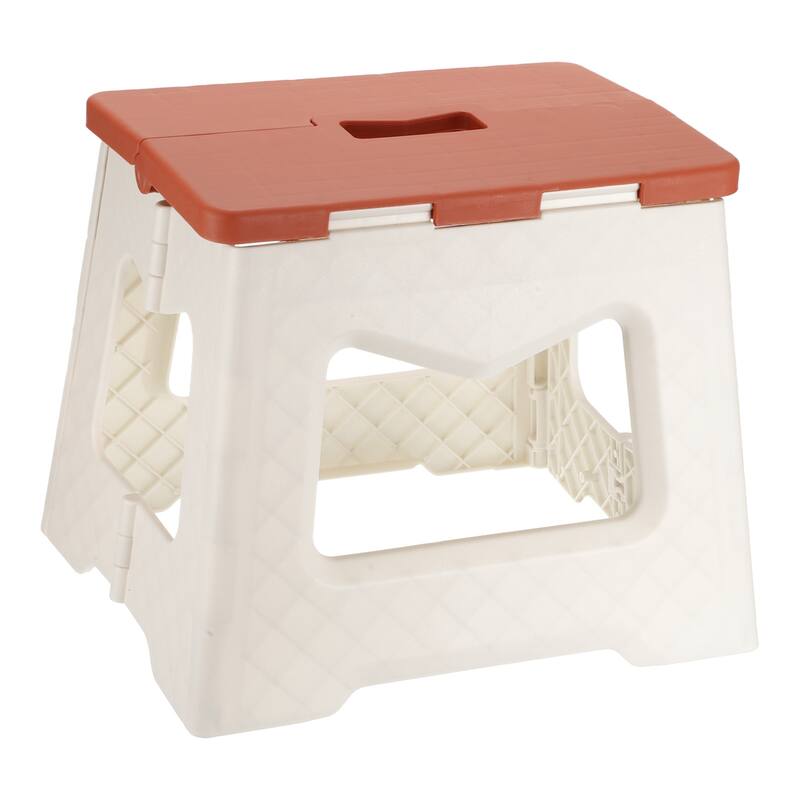 9" Folding Step Stool for Adults 220 lbs Capacity - 10.2 x 7.5 x 9.4inch