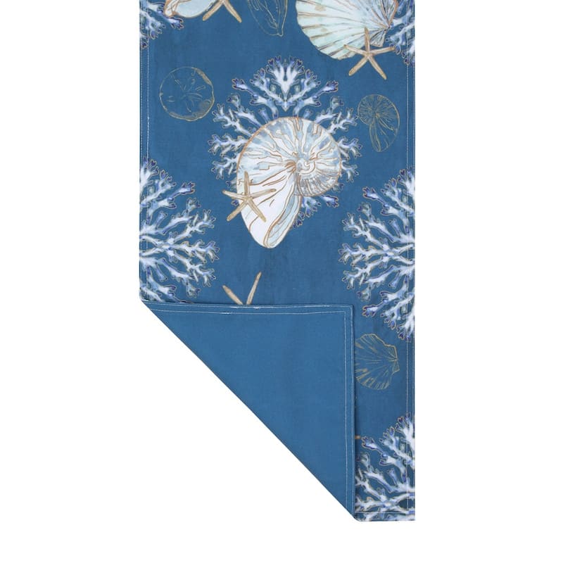 Laural Home Playa Shells Table Runner
