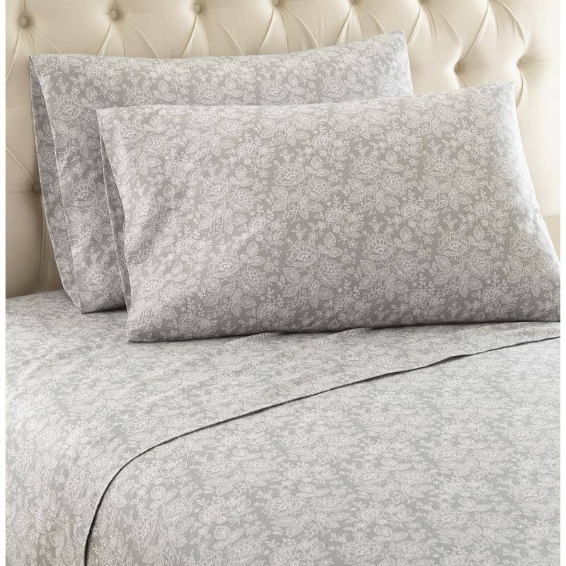 Shavel Micro Flannel® Bed Sheet Set - Full - enchantment gray