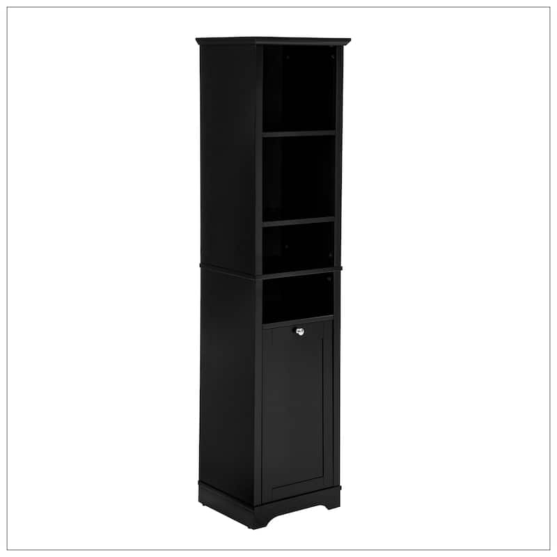 64" Tall Bathroom Storage Cabinet for Small Space