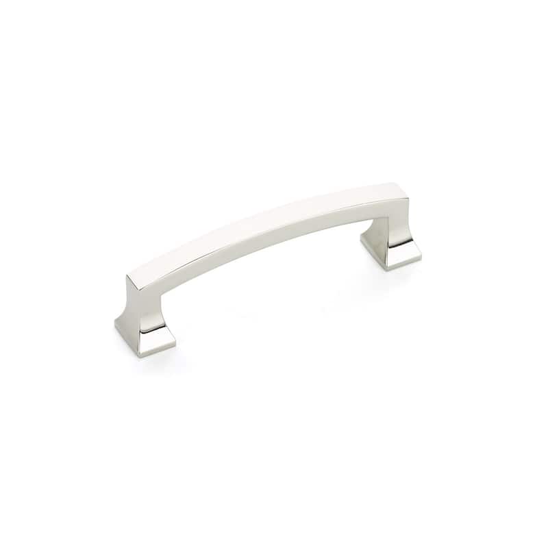 Schaub and Company Menlo Park 3-1/2" Center to Center Arch Cabinet - Polished Nickel