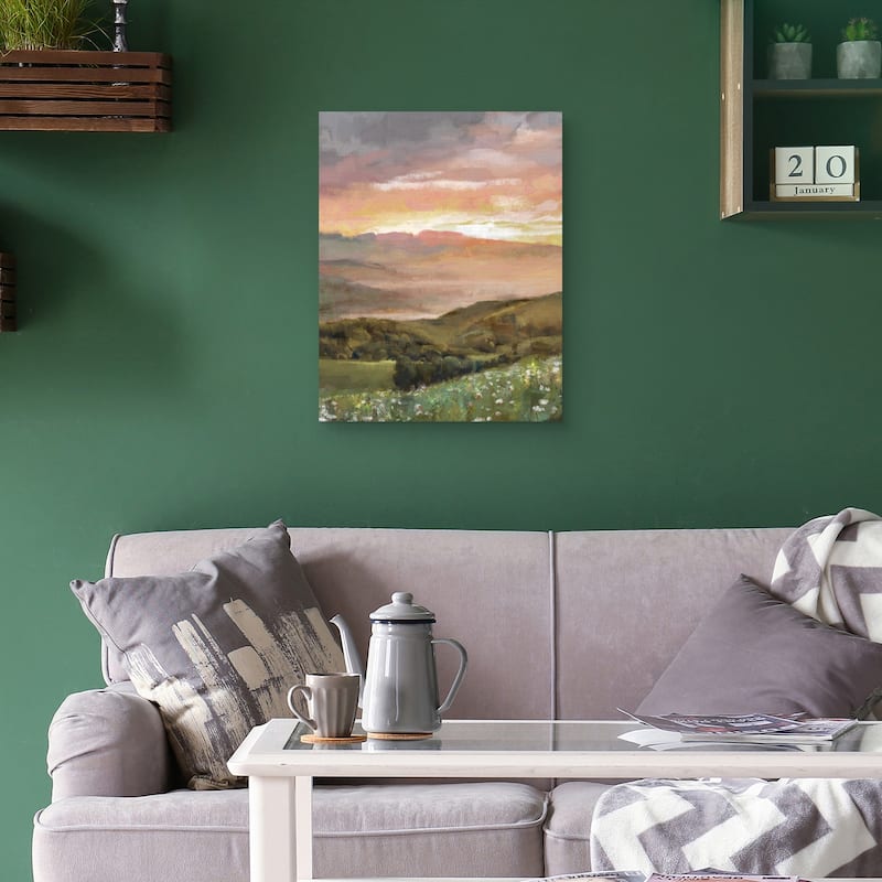 Amber Sunrise by Studio Arts Canvas Art Print