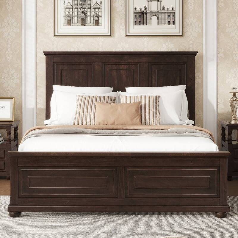 Pinewood Bed with Strengthened Bed Frame