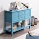 preview thumbnail 18 of 45, Costway Sideboard Buffet Table Wooden Console Table w/ Drawers &