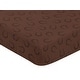 preview thumbnail 3 of 4, Sweet Jojo Designs Chocolate Brown Boy Fitted Crib Sheet - Horseshoe Print for Western Cowboy Wild West Southern South Country