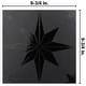 preview thumbnail 5 of 7, Merola Tile Stella Lustre Midnight 9-3/4" x 9-3/4" Porcelain Wall Tile