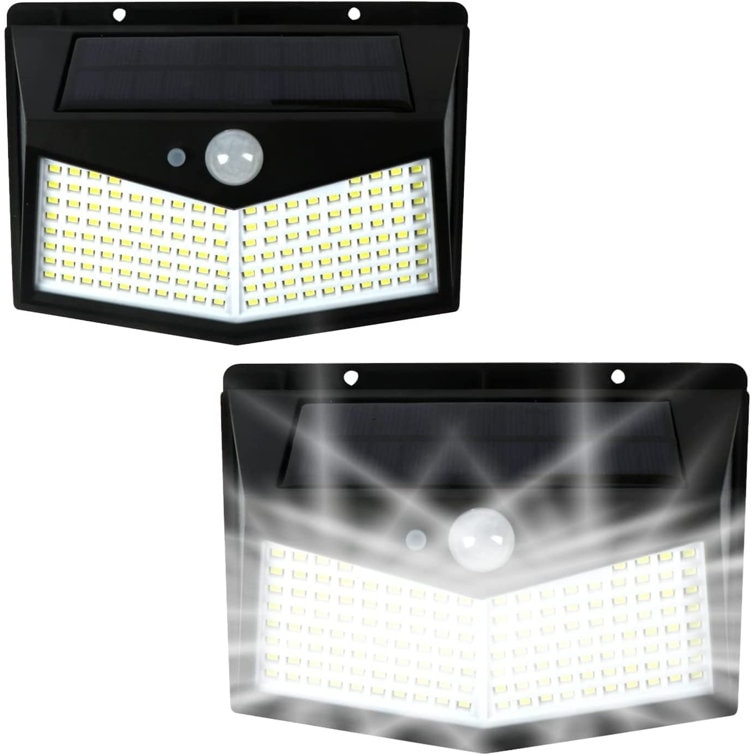 212 led solar motion sensor light outlet