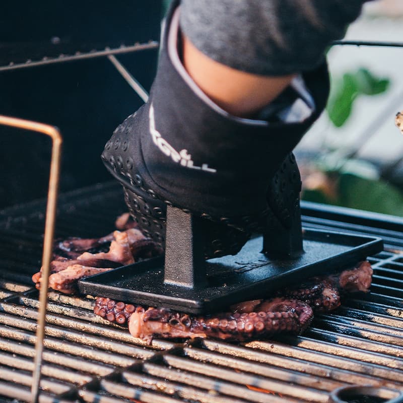Nexgrill Silicone Grill Mitt - Black - 7.75" D x 14" H