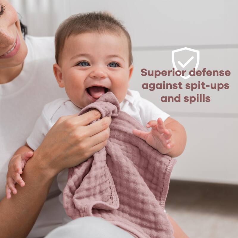 Muslin Burp Cloths for Babies by Comfy Cubs