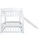 preview thumbnail 16 of 52, Solid Wood Low Bunk Bed with Slide,Fence and Ladder