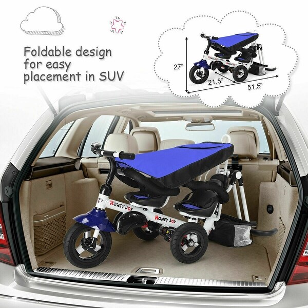baby tricycle with double seat