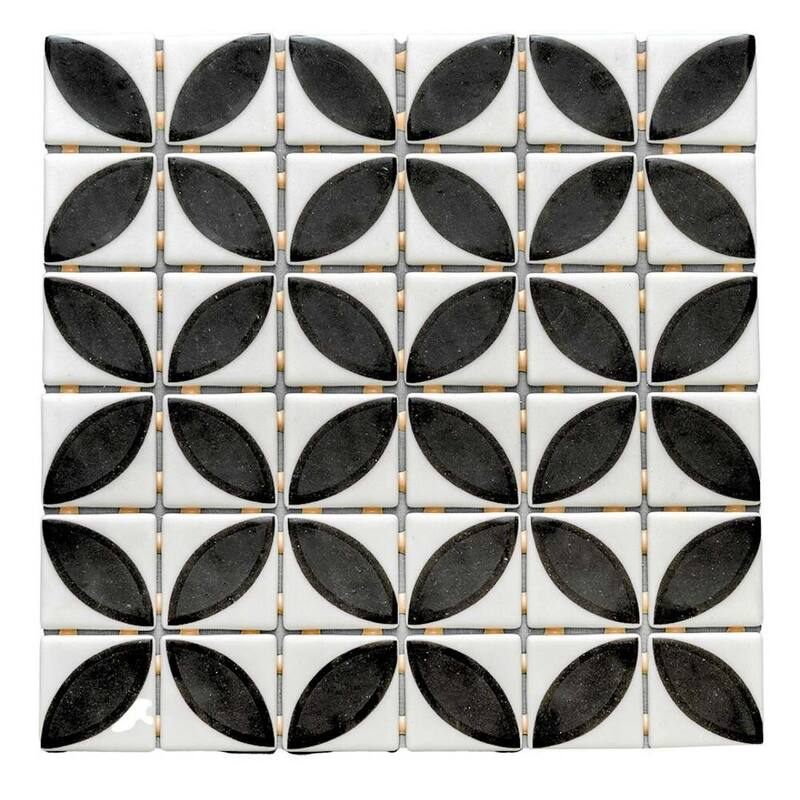 The Tile Life Eterna Lily 2x2 Glass Floor & Backsplash Wall Tile