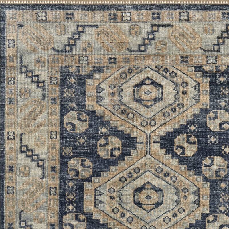 HomeRoots Geometric Traditional Rectangle Area Rug - 168.00 in. x 120.00 in. x 0.40 in.