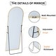 preview thumbnail 34 of 42, 64"x21" Full Length Floor Mirror with Stand Aluminum Alloy Frame,Wall-Mounted Mirror