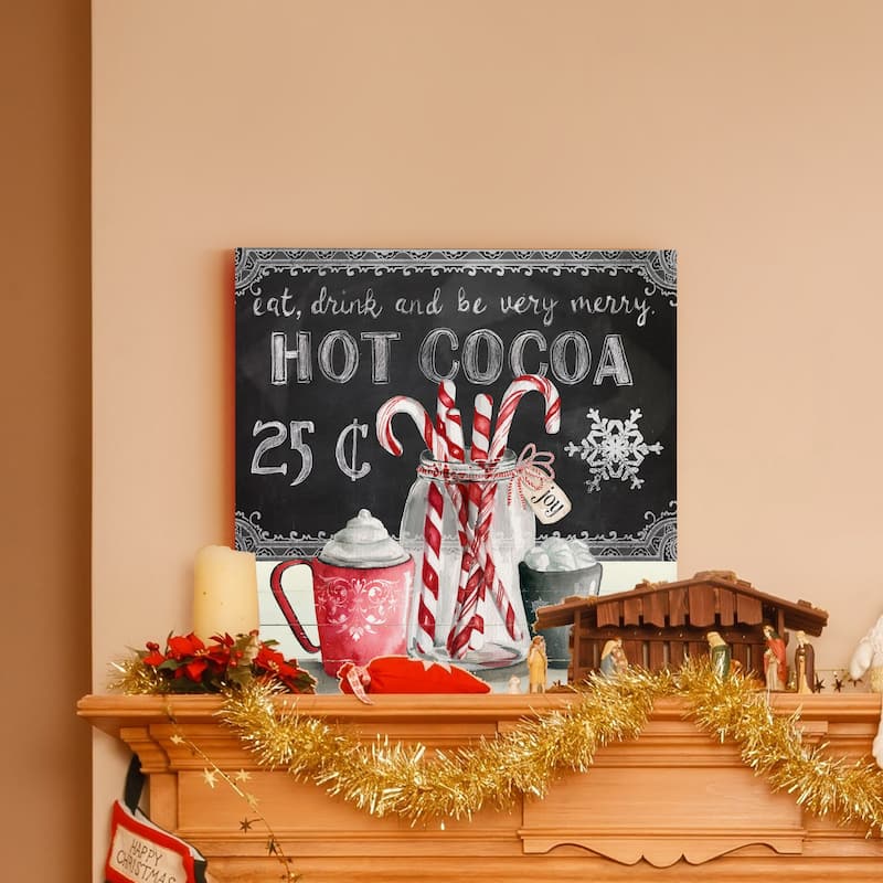 Peppermint Cocoa-Premium Gallery Wrapped Canvas - Ready to Hang