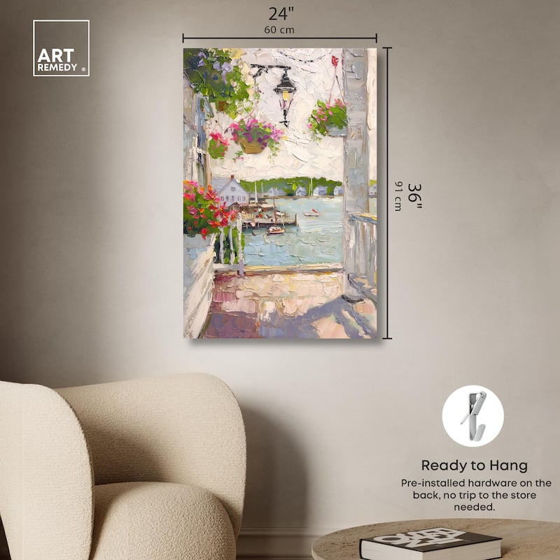 Harbor Hideaway II Canvas by Art Remedy, Gallery Wrapped