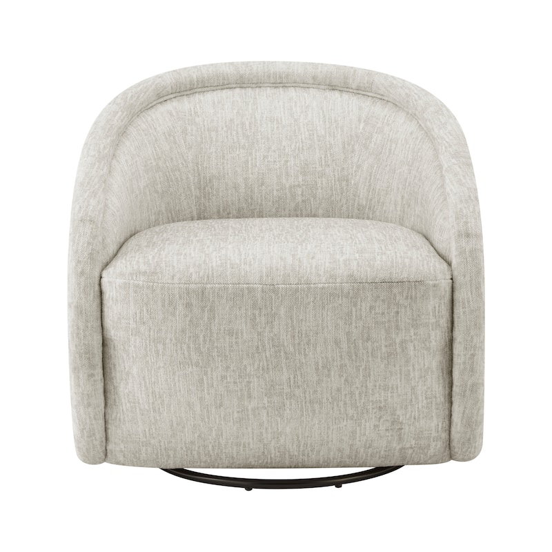 NPD Furniture Margareth Fabric Swivel Accent Arm Chair - Pasadena Beige
