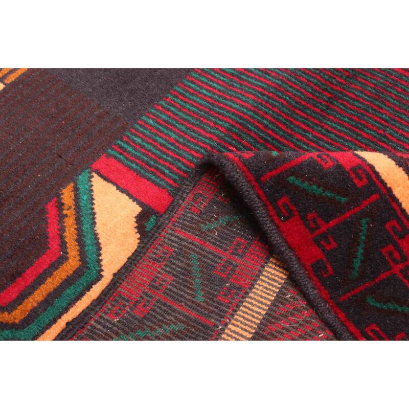 ECARPETGALLERY Hand-knotted Teimani Light Orange Wool Rug - 3'1 x 4'5