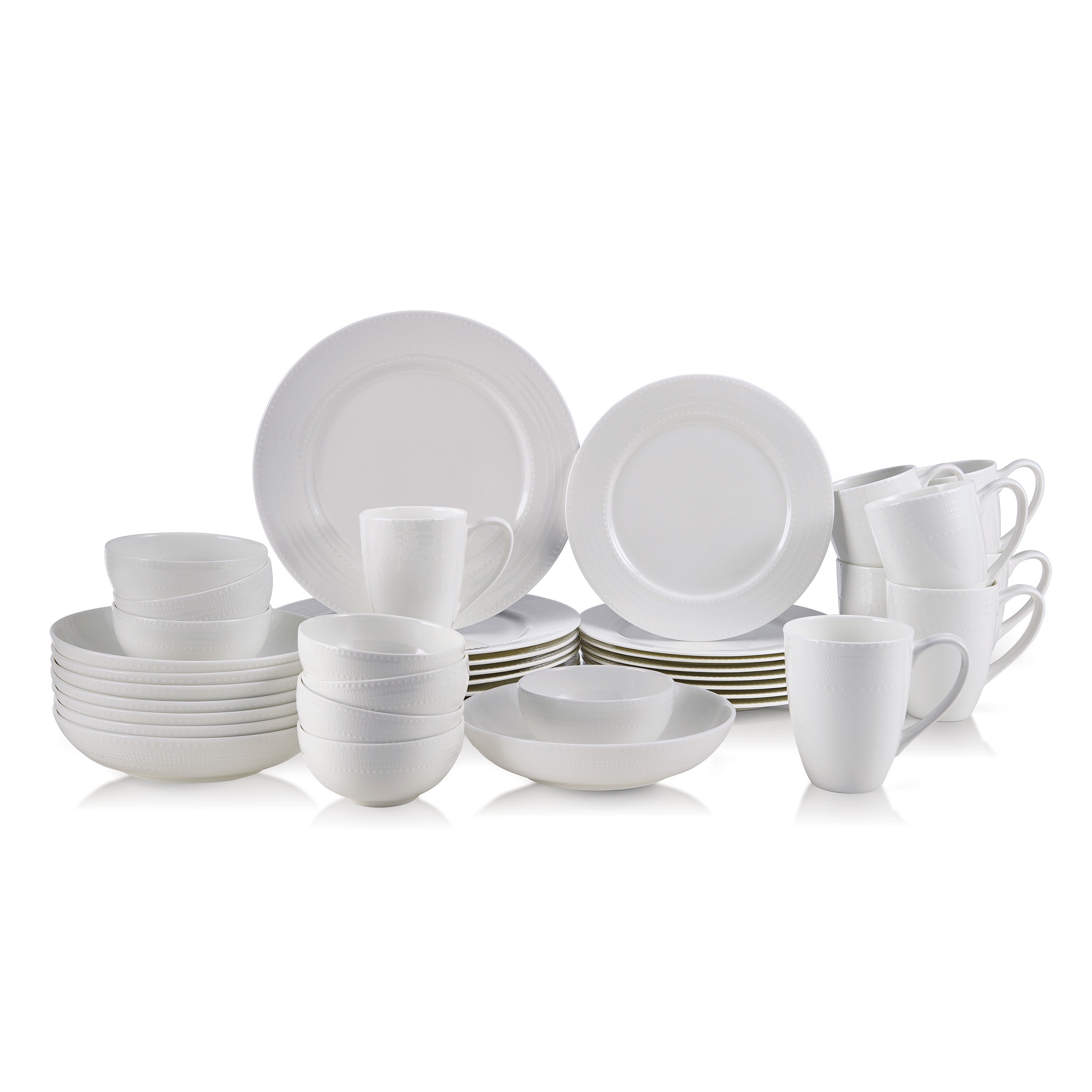 Mikasa Annabel 40 piece Dinnerware Set Service for 8 On Sale Bed Bath Beyond 33264408
