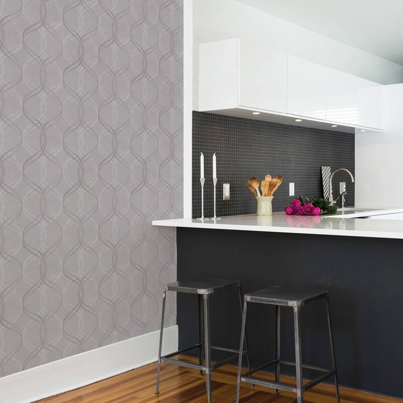 Fabric Textures Saul Linen Wallpaper 21 in x 33 ft = About 57.8 square feet
