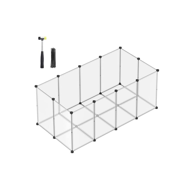 Premium Indoor Pet Fence Solutions for Your Beloved Companions - 57.1" x 28.3" x 22.4" - White