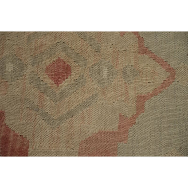 Hand Woven Oriental 100% Wool Carpet Southwestern Tribal Multi-Colored Kilim Area Rug - 6' 0'' X 4' 1''