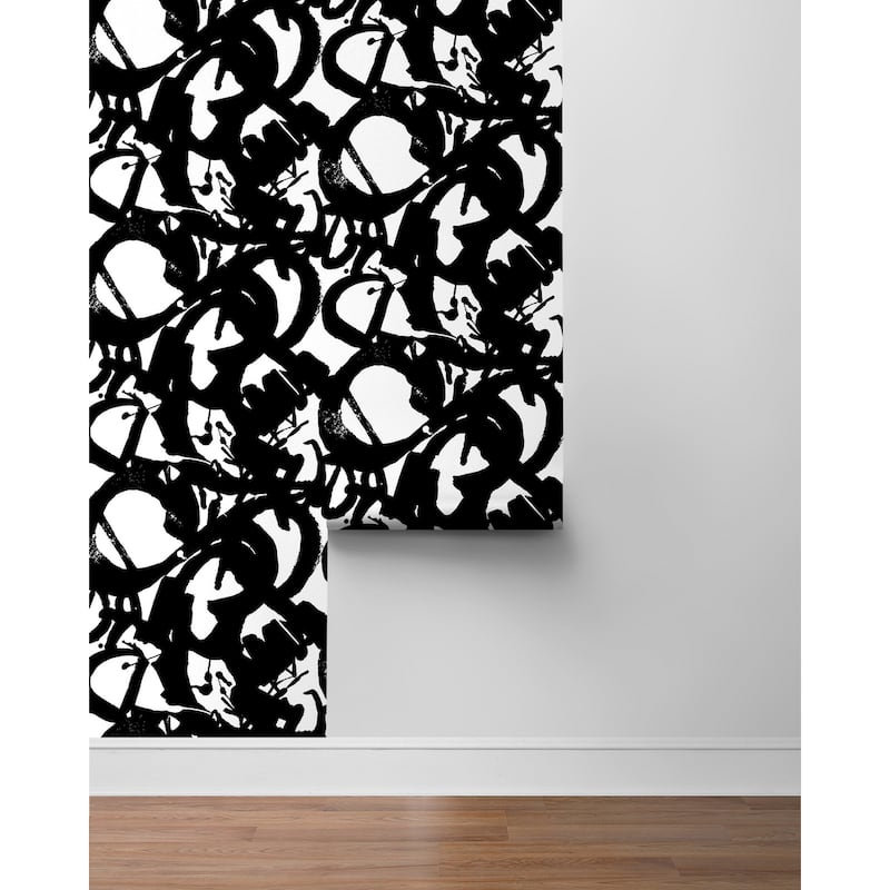 NextWall Inkblot Peel and Stick Wallpaper - 20.5 in. W x 18 ft. L
