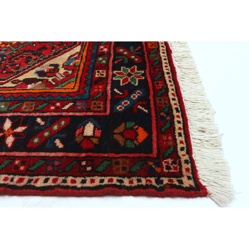 ECARPETGALLERY Hand-knotted Andelz Red Wool Rug - 4'9 x 6'6