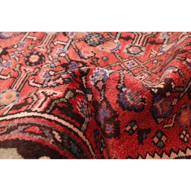 ECARPETGALLERY Hand-knotted Andelz Red Wool Rug - 3'6 x 9'9