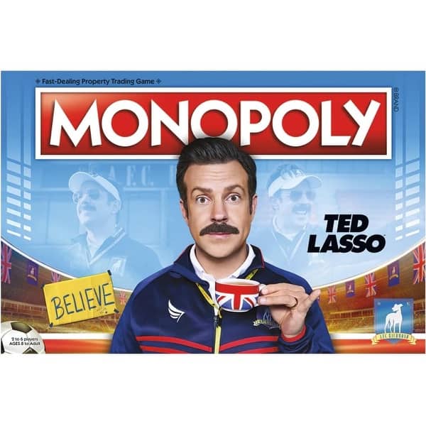 slide 2 of 3, Ted Lasso Monopoly Board Game