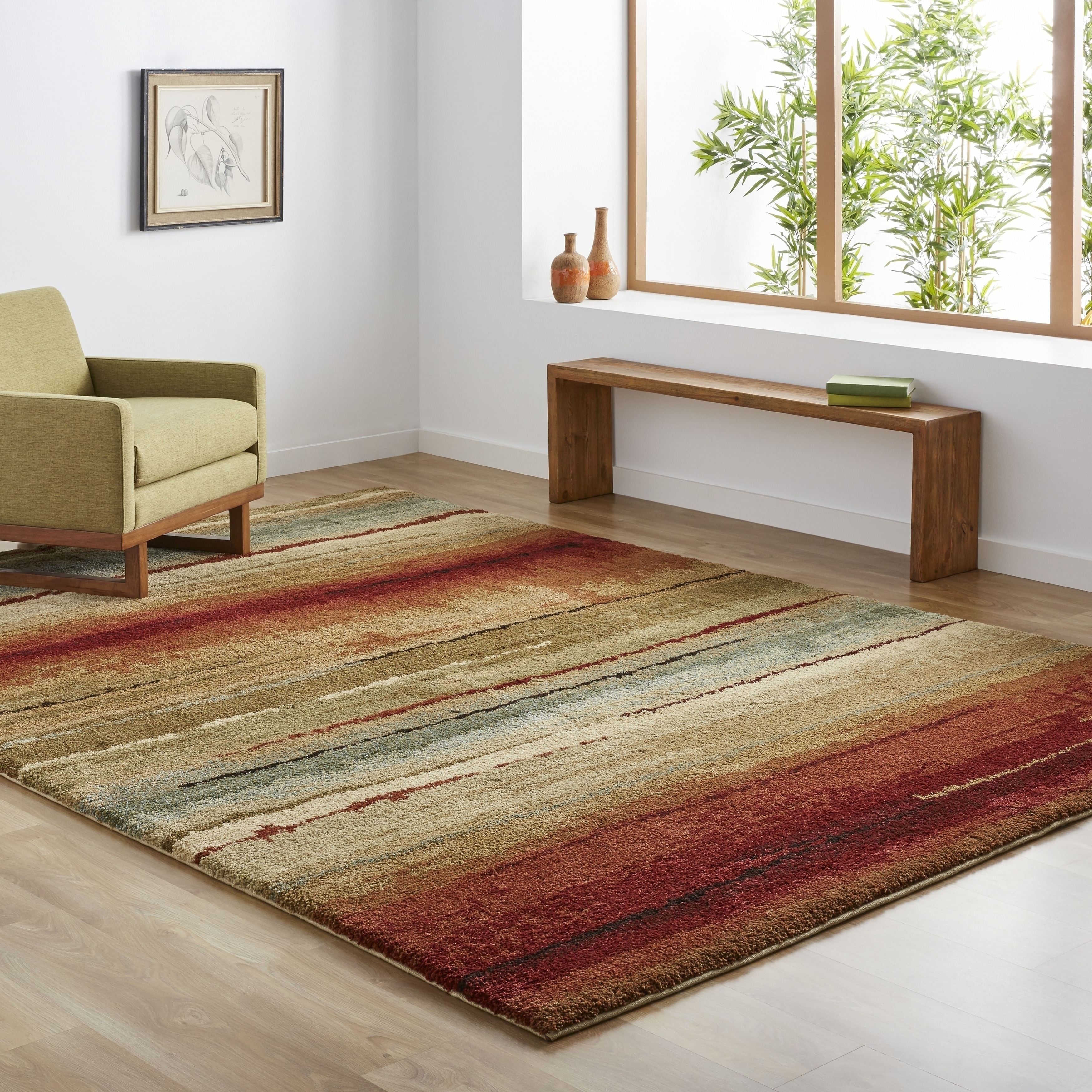 Orian Rugs Carolina Wild Dusk to Dawn Stain Resistant Area Rug