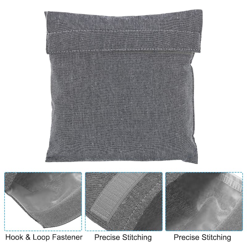 2Pcs 7"x7" Reusable Washable Polyester Snack Bag Sandwich Bag