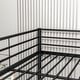 preview thumbnail 8 of 6, Black Full over Full Size Metal Bunk Bed Frame with Guard Rails