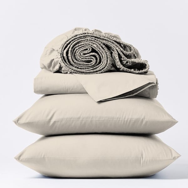 Ivory - King - Purity Home Cotton Sheet Set