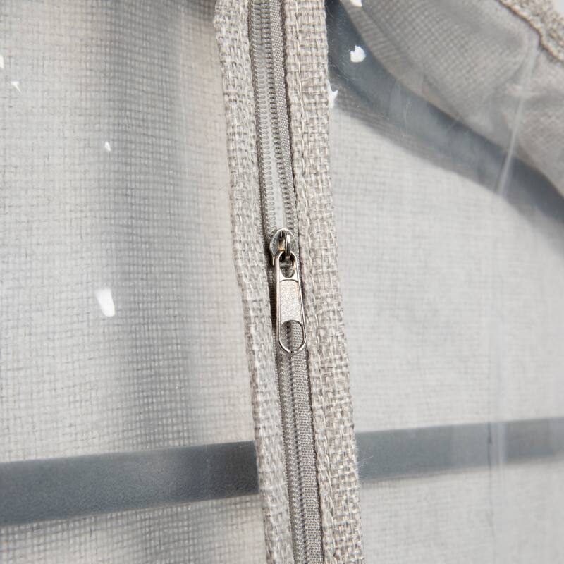 Household Essentials Zippered Garment Storage Bag with Clear Vision Front - 24.0"L x 3.0"W x 56.0"H