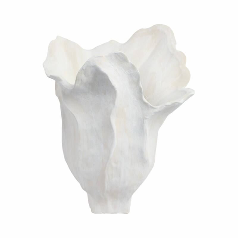 Stoneware Porcelain Vase Abstract Organic Design Sculptural Accent