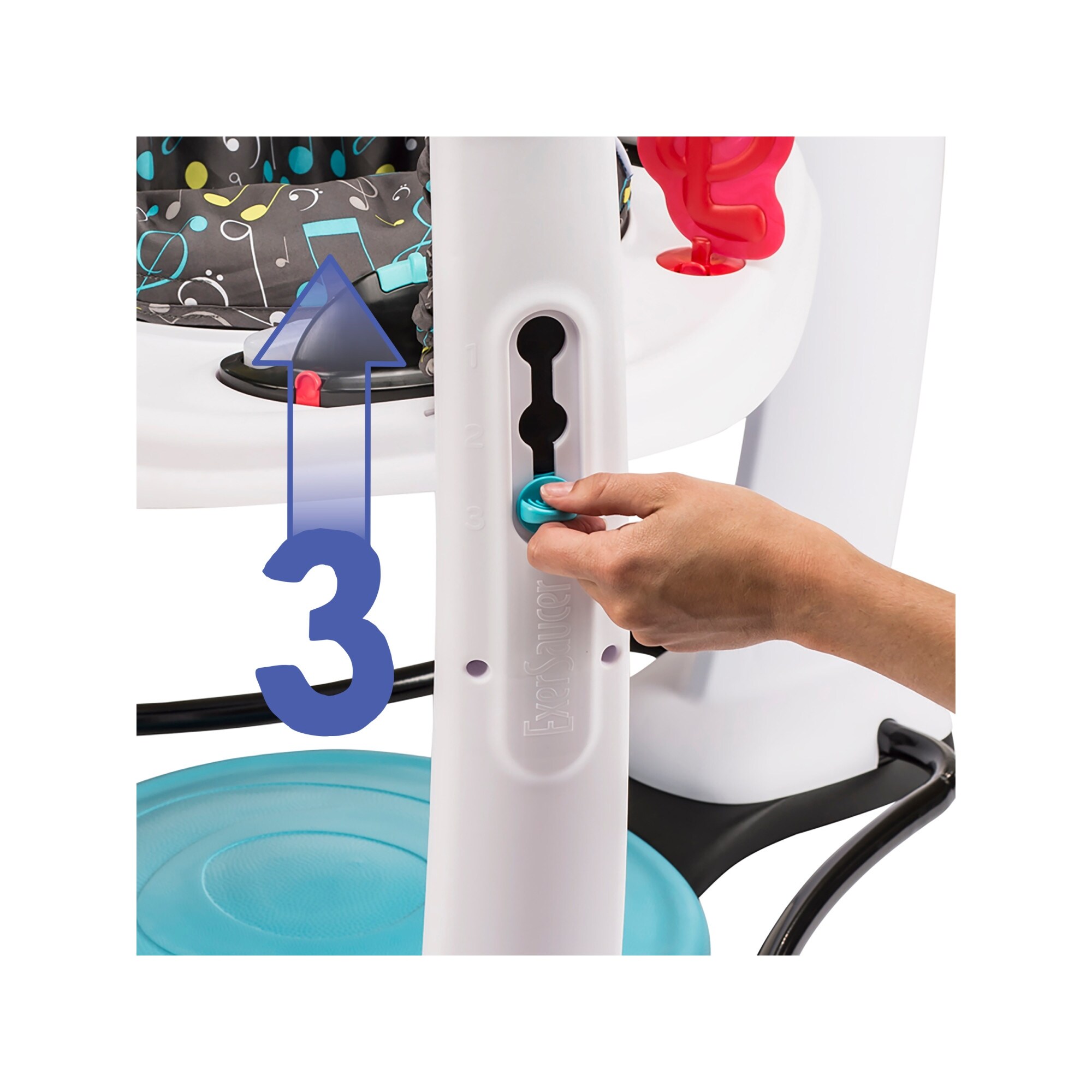 Evenflo ExerSaucer Jump and Learn Jam Session Activity Station Jumper for  Babies - 22.50 - Bed Bath & Beyond - 37221230