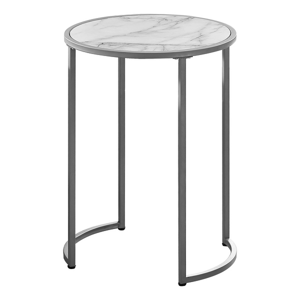 Marble accent table bed on sale bath and beyond