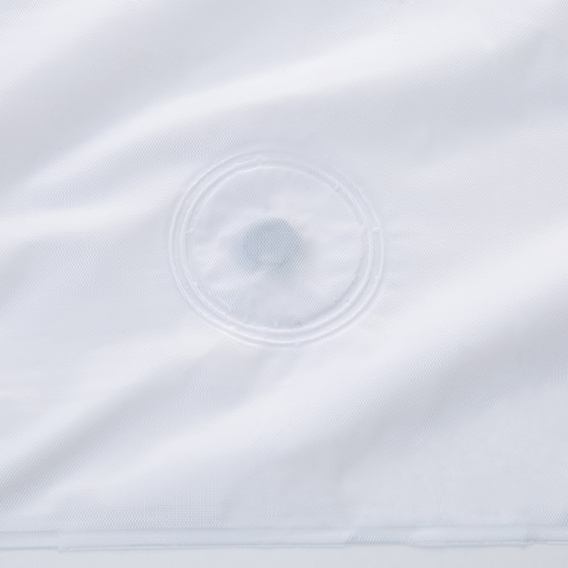 Bath Bliss Shower Liner in White
