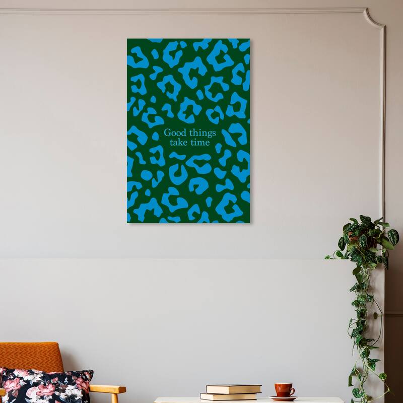 Wynwood Studio Canvas Typography Spots Good Things Pink and Light Pink Modern & Contemporary Wall Art Canvas Print - 30 x 20