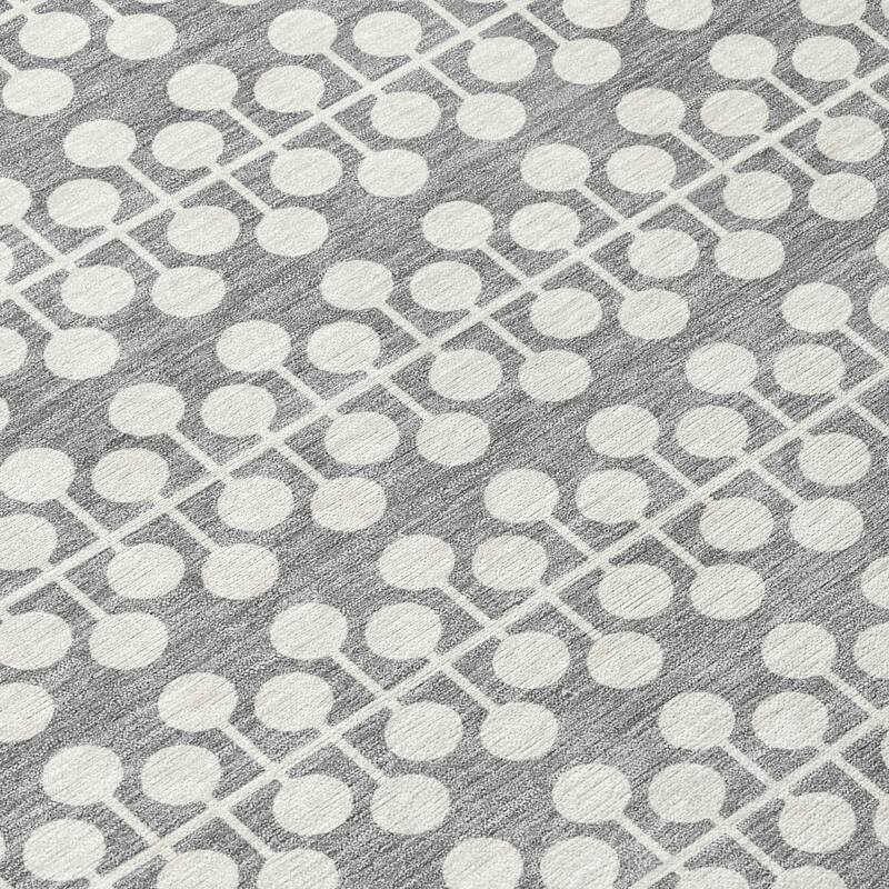 Machine Washable Indoor/ Outdoor Modern Ailey Chantille Rug